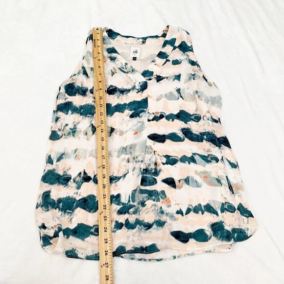 Cabi‎ pastel lined lightweight vneck sleeveless tank top - Size XS - Picture 9 of 9